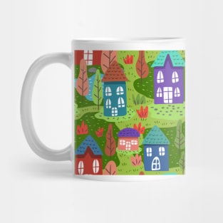 happy neighbors house Mug